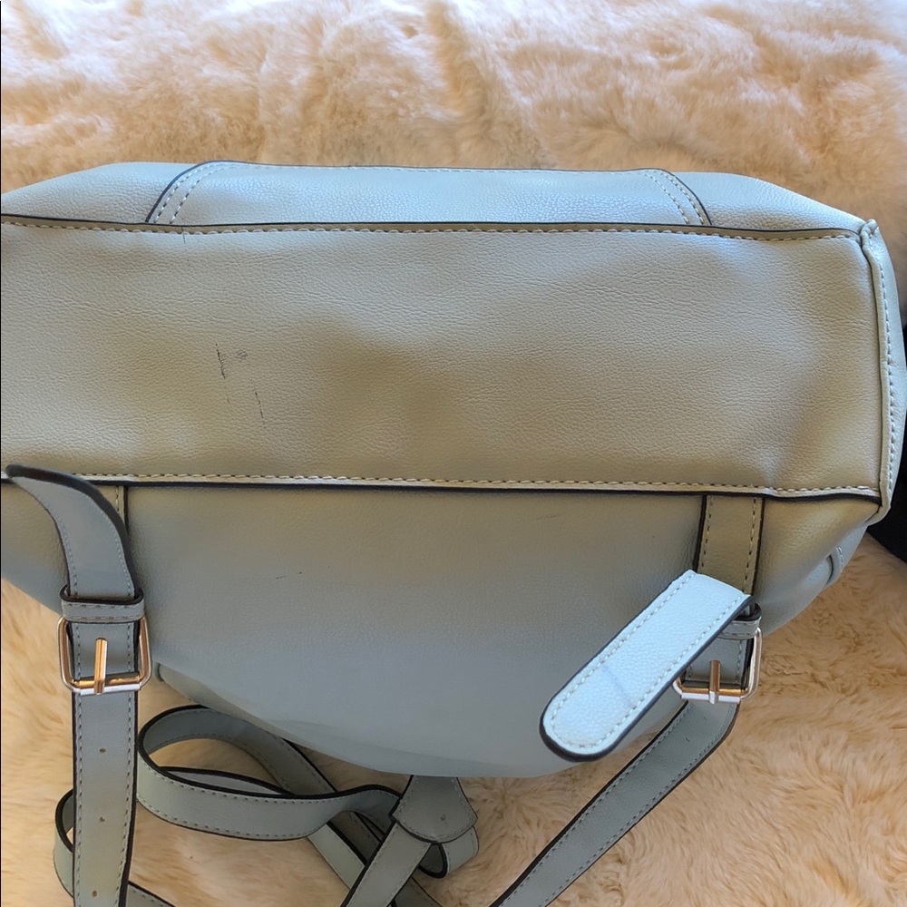 Chic Light Blue Backpack - Picture 9 of 11